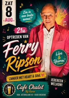 Affiche van Ferry Ripson — heart & soul in Café Chalet