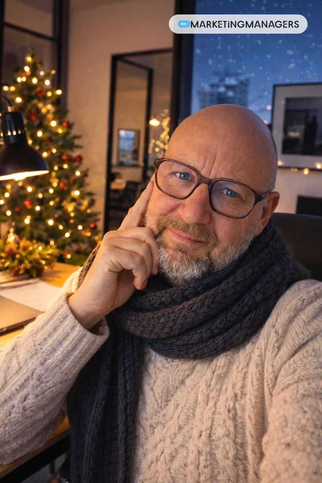Kerst: warme lichtjes en een kerstboom