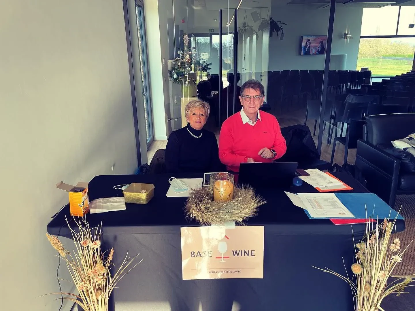 Sfeerbeeld tijdens de winter wine tasting