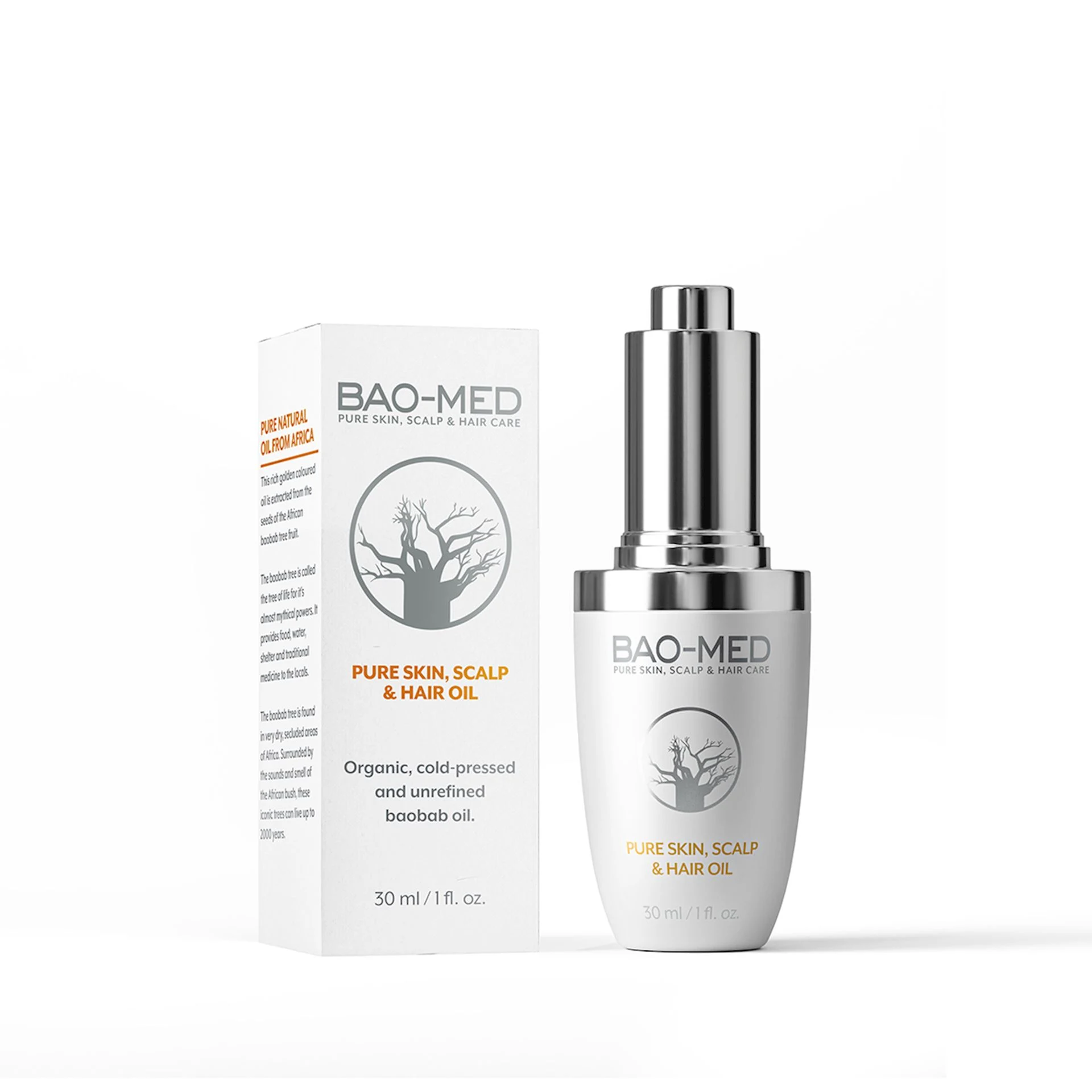 Bao-Med Pure Skin, Scalp & Hair Oil