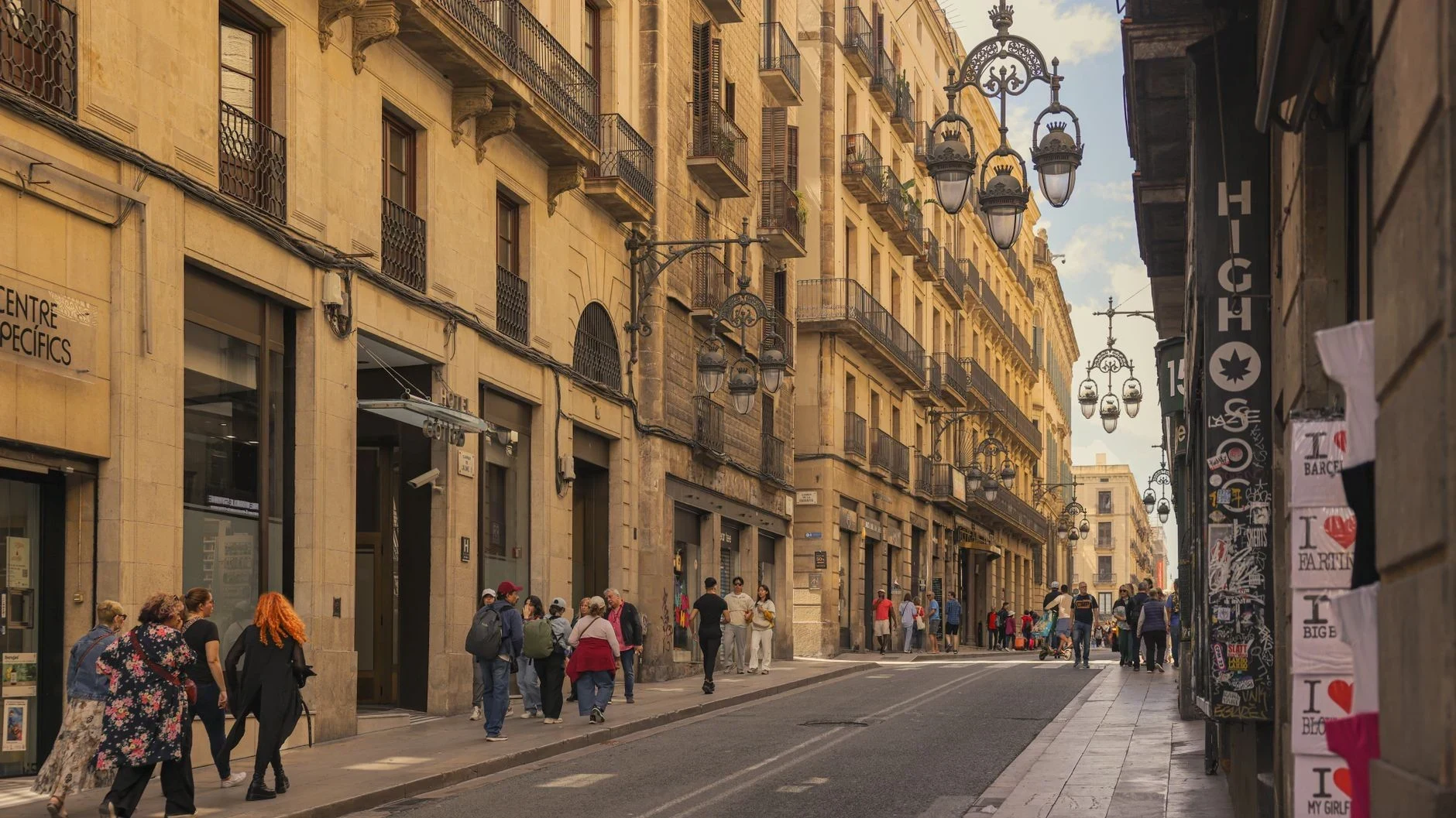 Straat in Barcelona