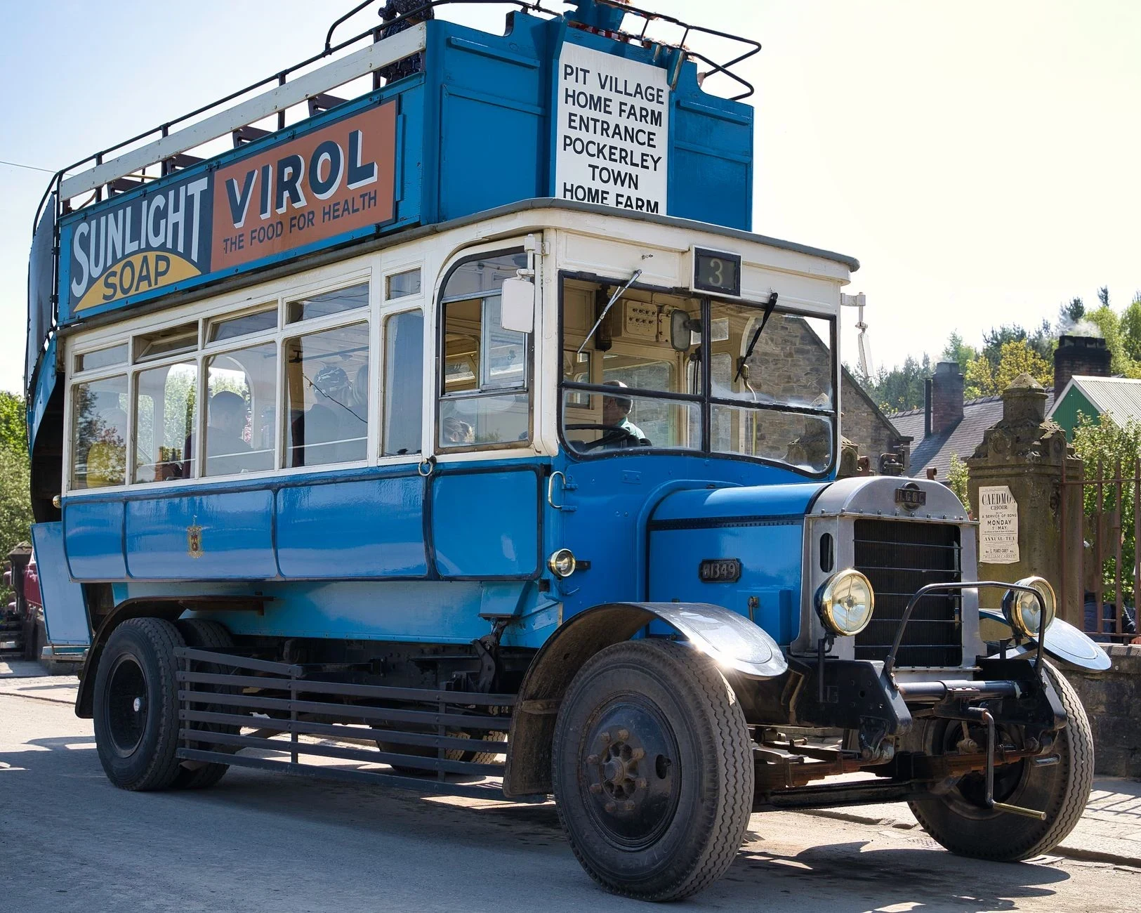 Vintage Engelse bus