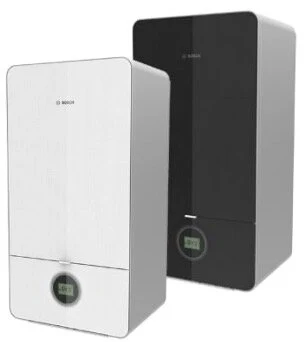Bosch condensatieketels in witte en zwarte uitvoering
