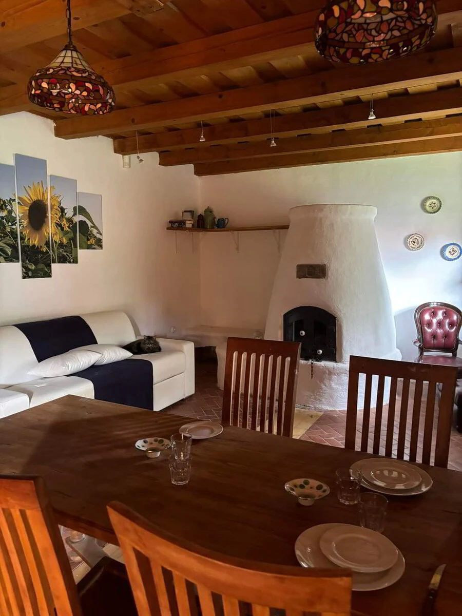 Eethoek in het vakantiehuis