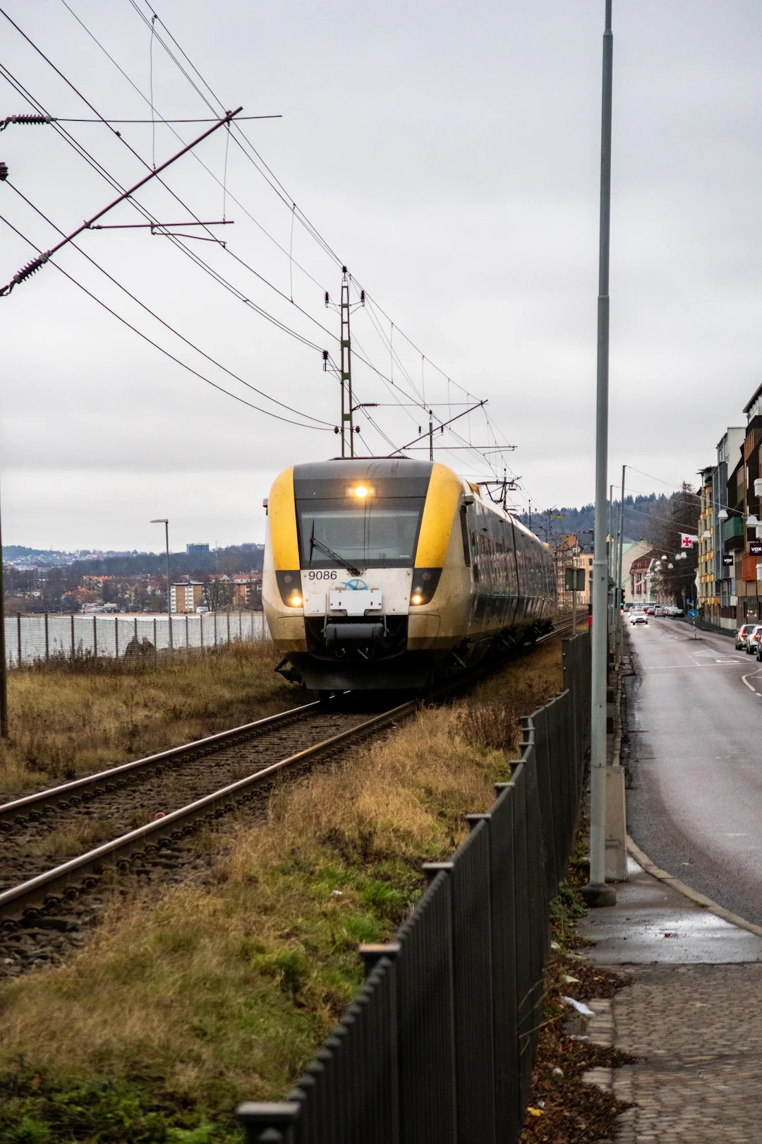 Trein onderweg