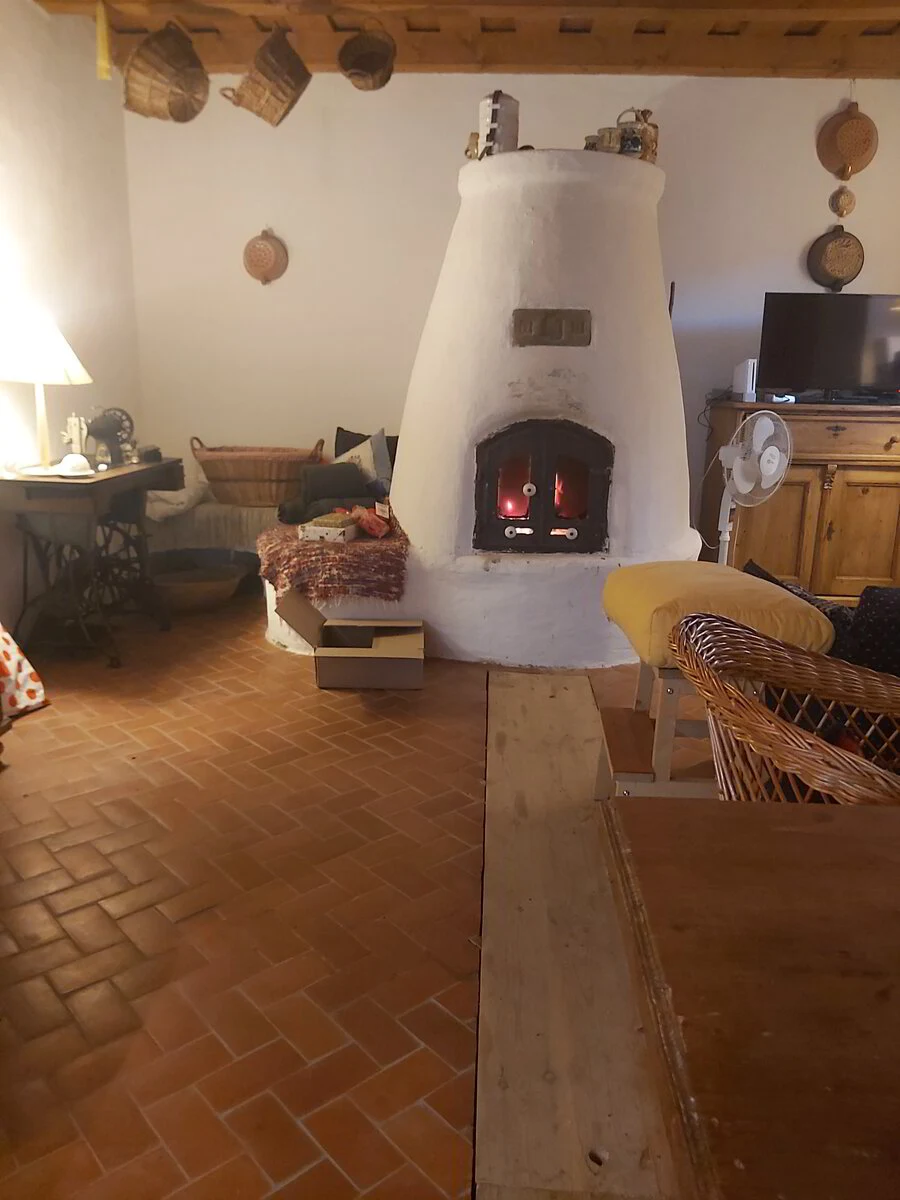 Woonkamer van het vakantiehuis